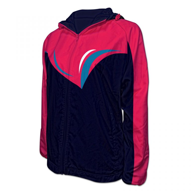 Gymnastics Track Jacket with Hood - Red Oak Teamwear