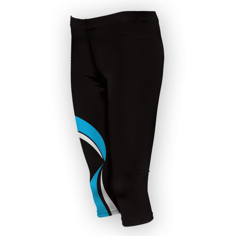 Gymnastics 3/4 Length Comfort Waist Tights - Red Oak Teamwear