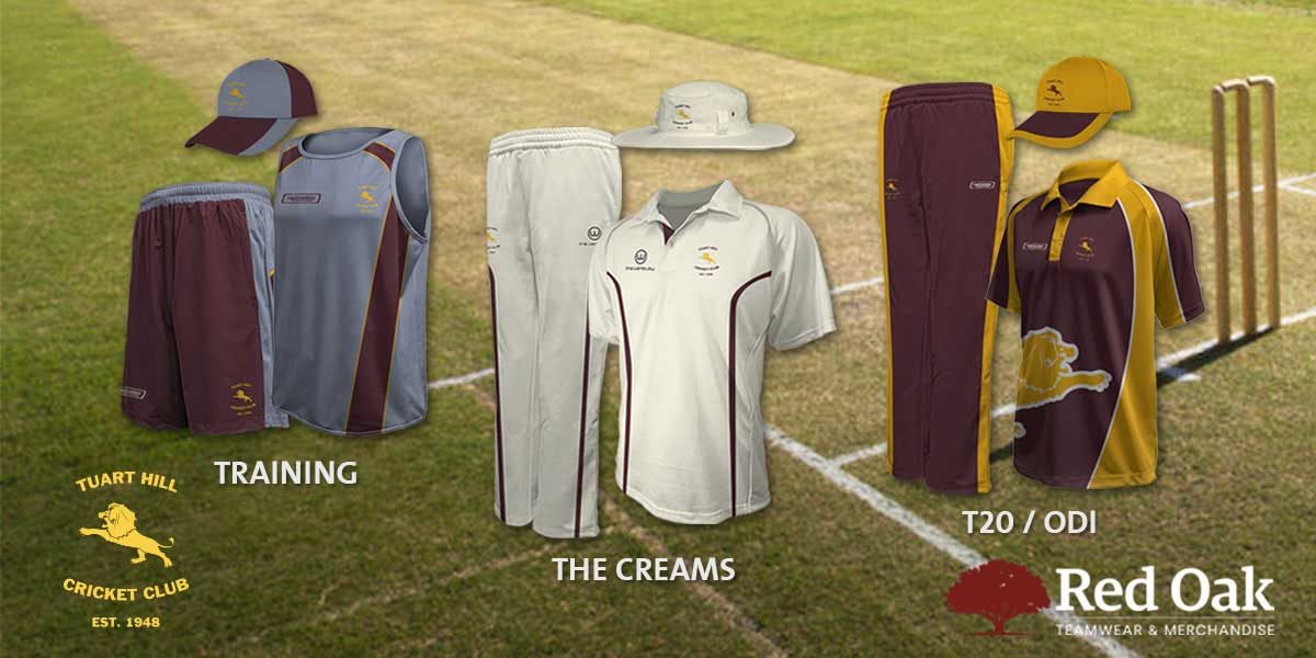 Custom Cricket Uniforms Red Oak Teamwear