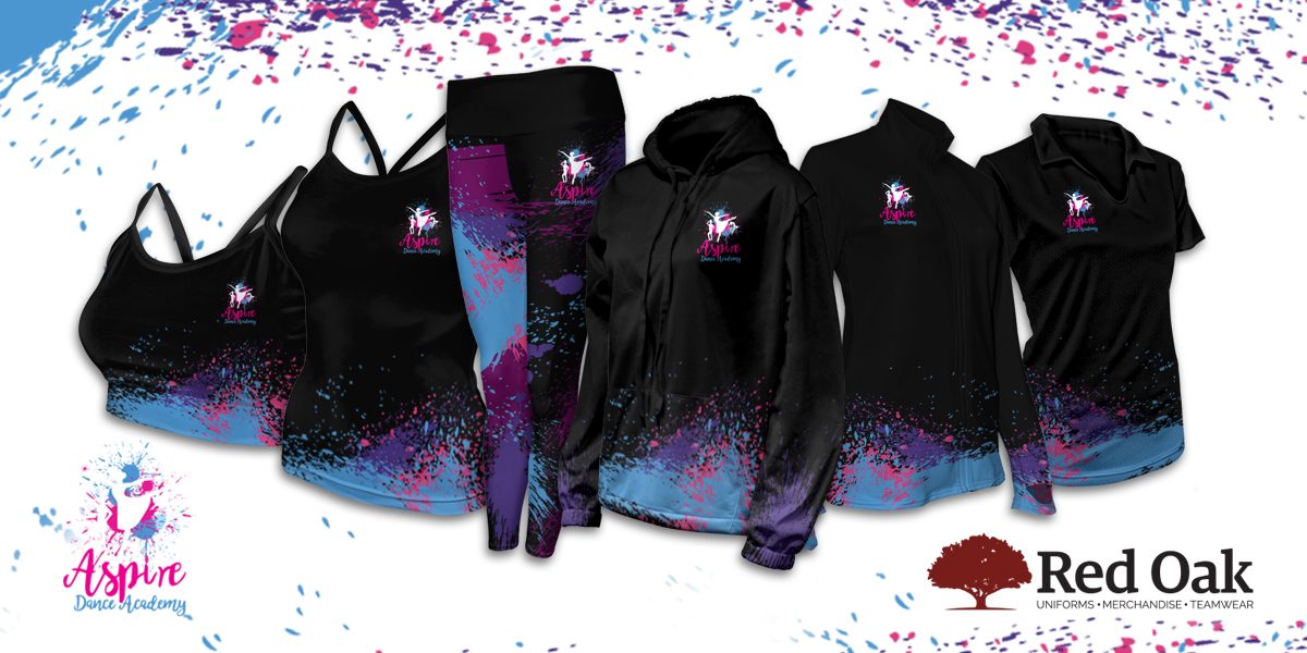Custom Dance Uniform Toowoomba Red Oak Teamwear